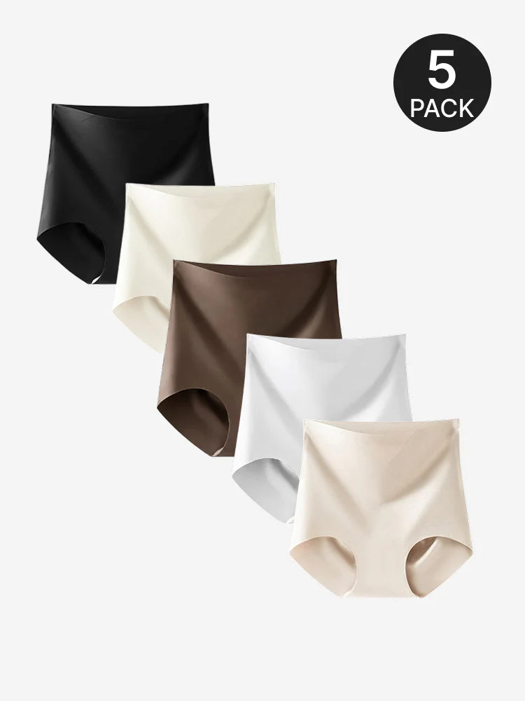 Pack x5 Bombachas Moldeadoras Seamless de Cintura Alta con Efecto Control Abdominal